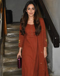 COFFEE BROWN KURTI SET