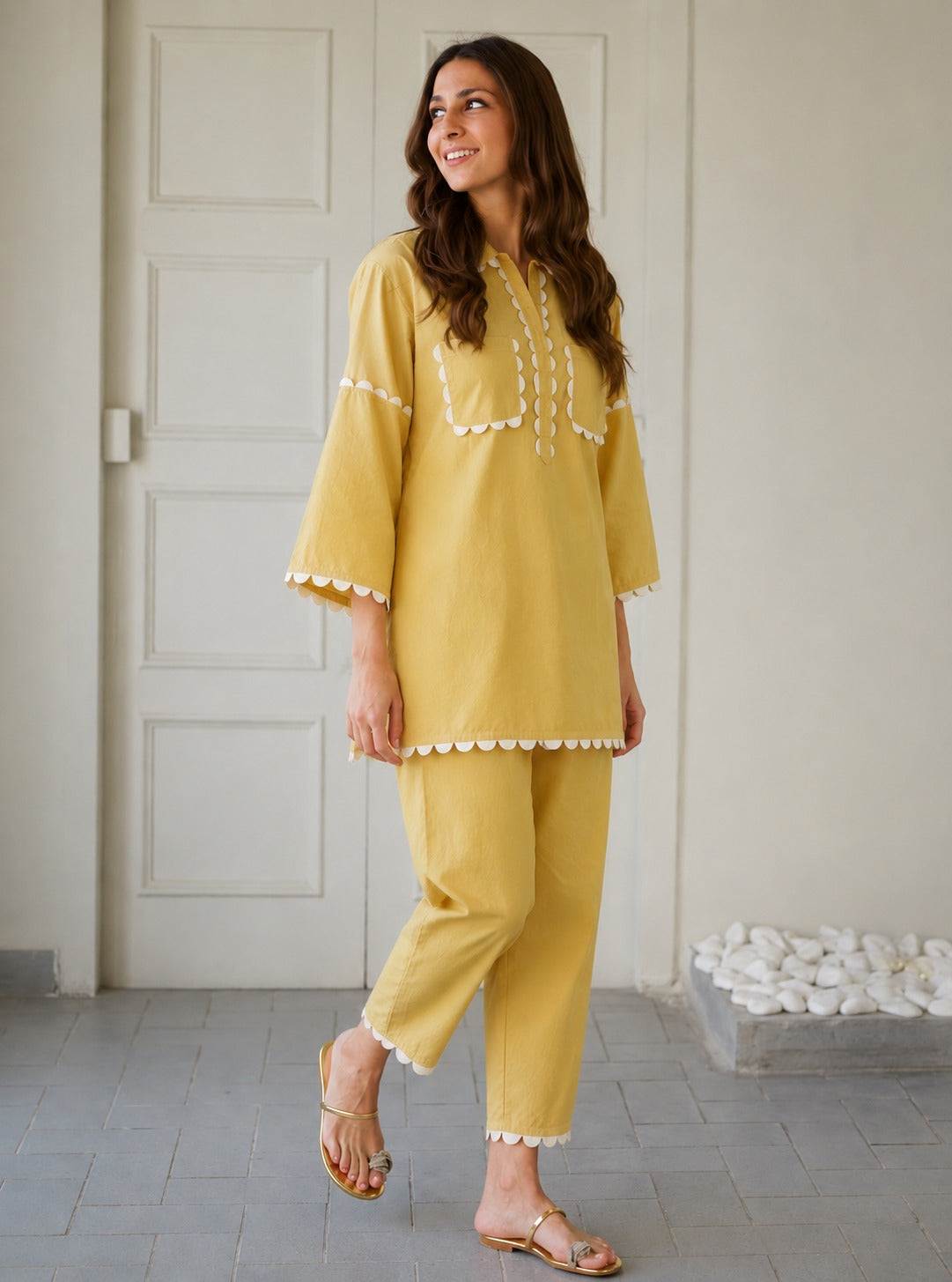 Sunshine Scallop Co-Ord Set