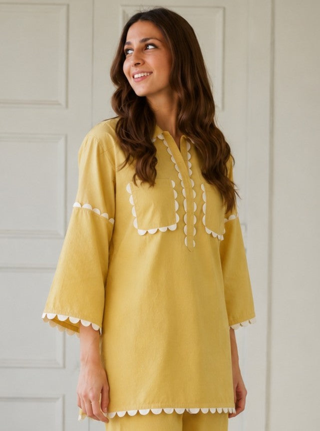 Sunshine Scallop Co-Ord Set